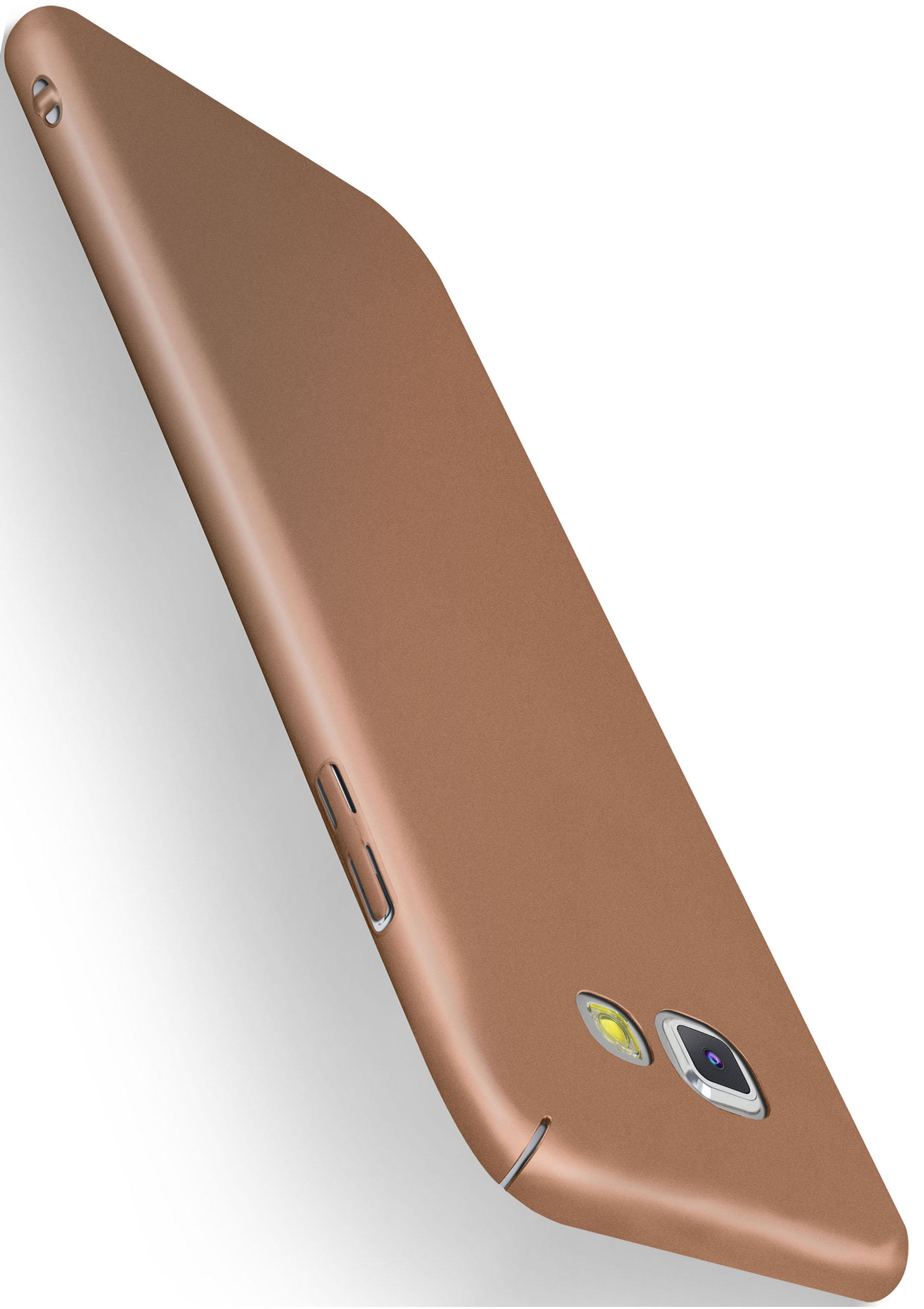 Case, MOEX Alpha (2016), Galaxy A3 Backcover, Gold Samsung,