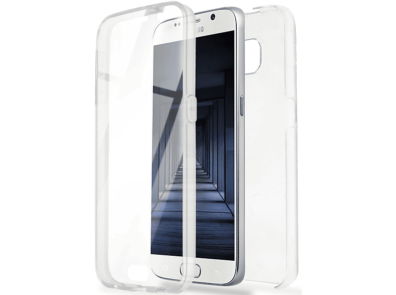 ONEFLOW Touch Case, Full Cover, Galaxy Samsung, S6, Ultra-Clear