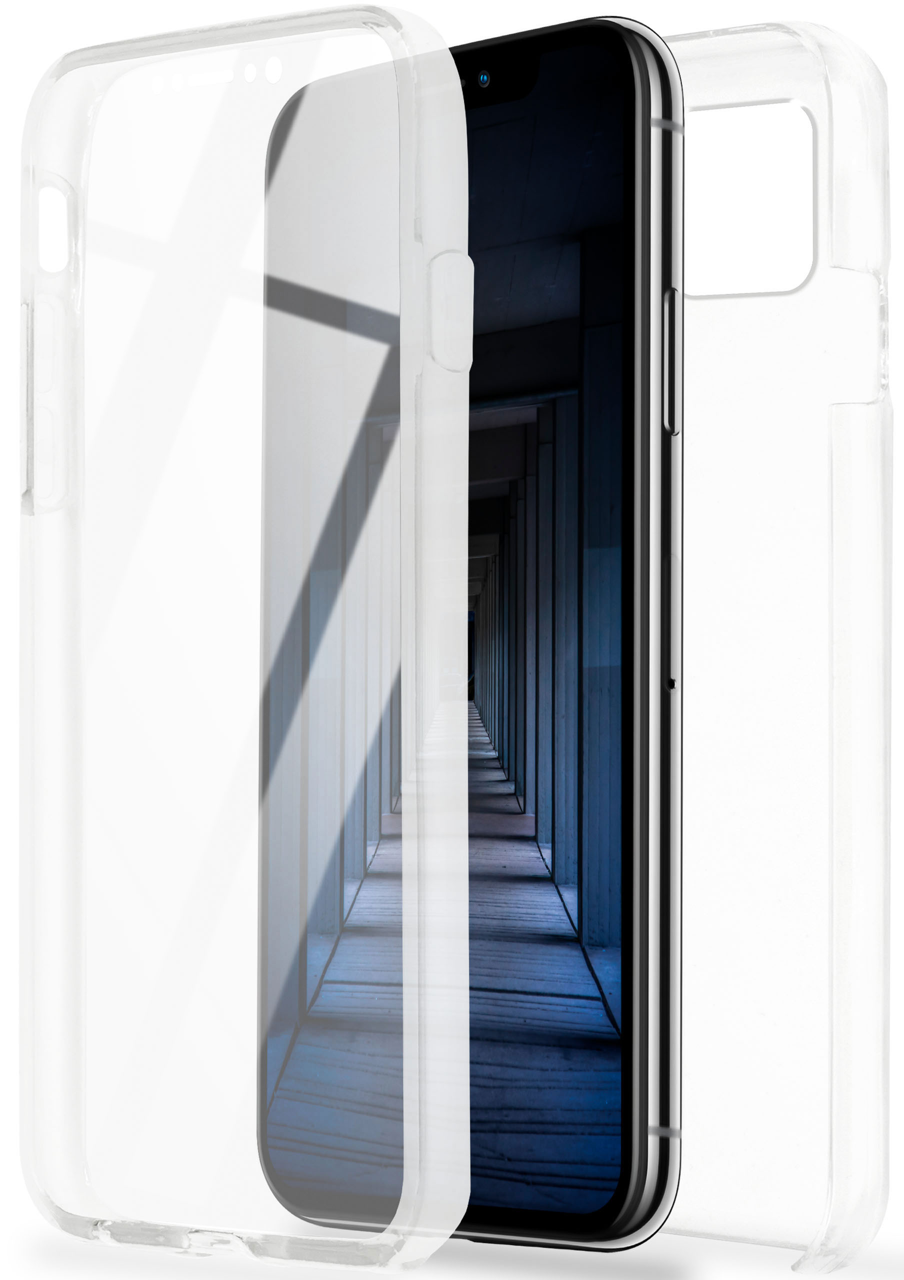 ONEFLOW Cover rigida per iPhone 16, motivo floreale, motivo floreale