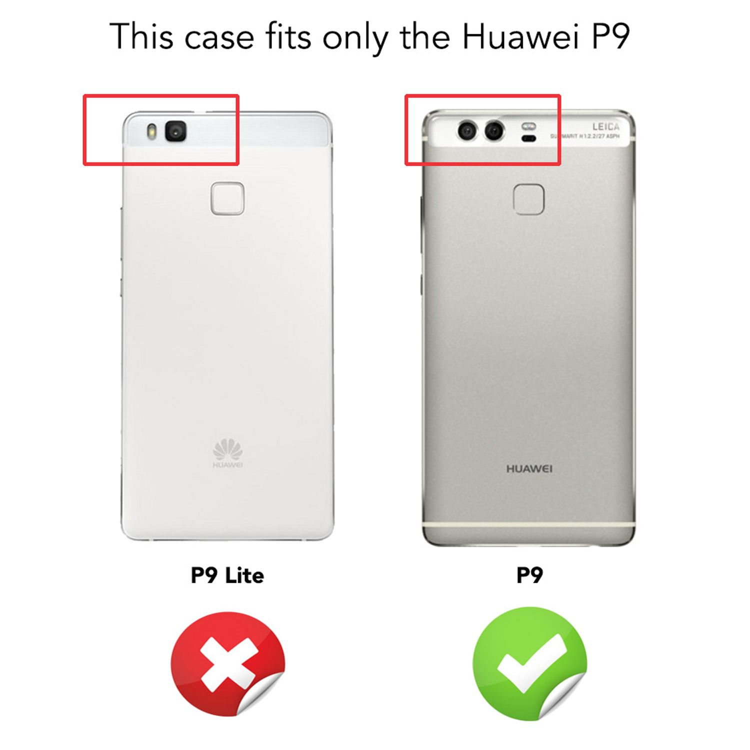 Silikon Huawei, Backcover, Mehrfarbig Motiv P9, NALIA Hülle,