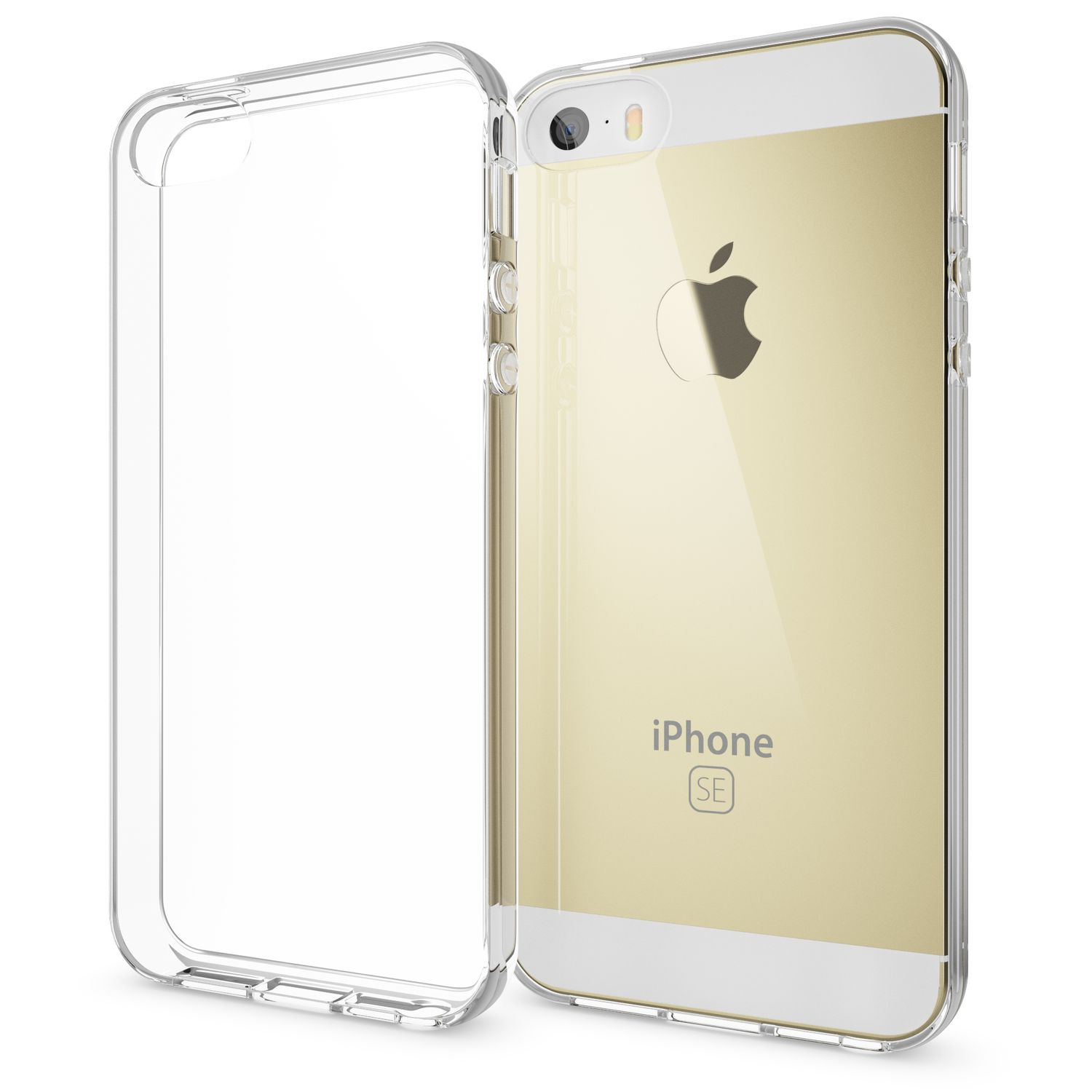 SE Silikon 5s, Klar Generation) (1. Transparente Hülle, Transparent NALIA Backcover, iPhone iPhone iPhone 5 Apple,