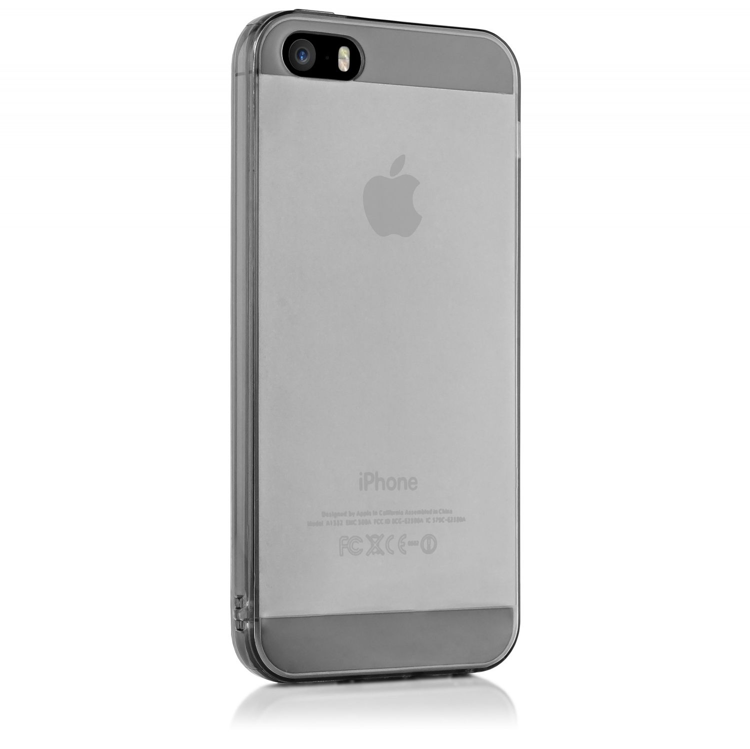 (1. Generation) Hülle, iPhone Grau iPhone 5 NALIA Silikon Backcover, Apple, Klare 5s, iPhone SE
