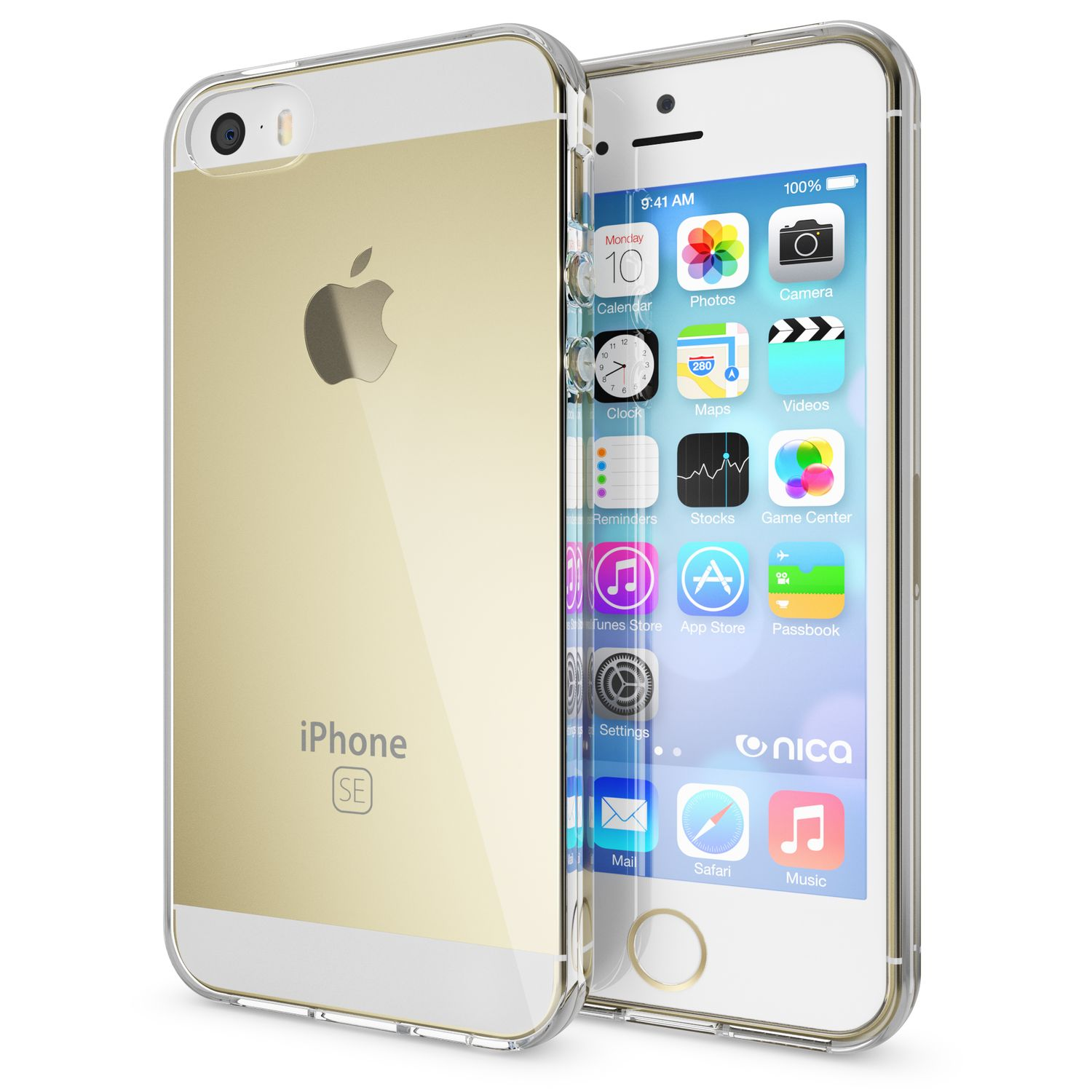 Apple, 5 Klar SE Generation) iPhone Hülle, NALIA iPhone 5s, (1. Silikon Transparent iPhone Transparente Backcover,