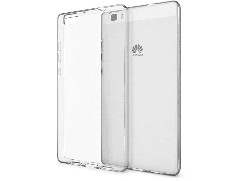 NALIA Klar Huawei, Transparent P8 Silikon Lite, Backcover, Transparente Hülle