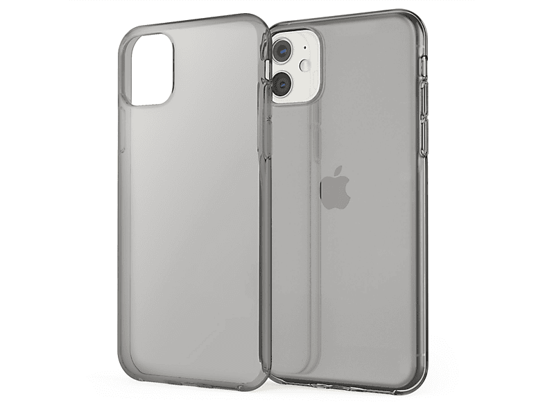 NALIA Klare Silikon Hülle, Backcover, Apple, iPhone 11, Grau
