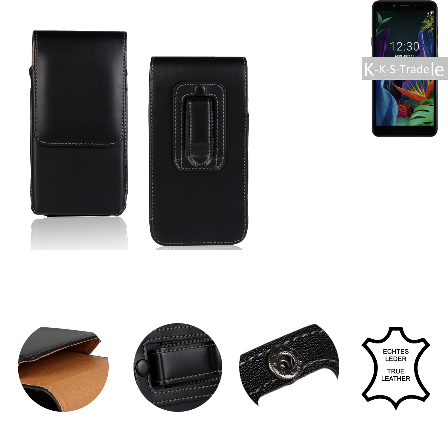 Holster, K-S-TRADE Holster 7 Pro, OnePlus, schwarz Schutzhülle,