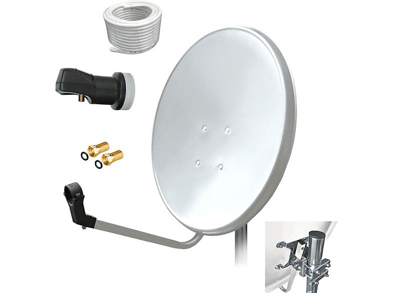 Satelliten cm, Kabel 50m Anlage Single Sat ARLI Set (60 LNB)