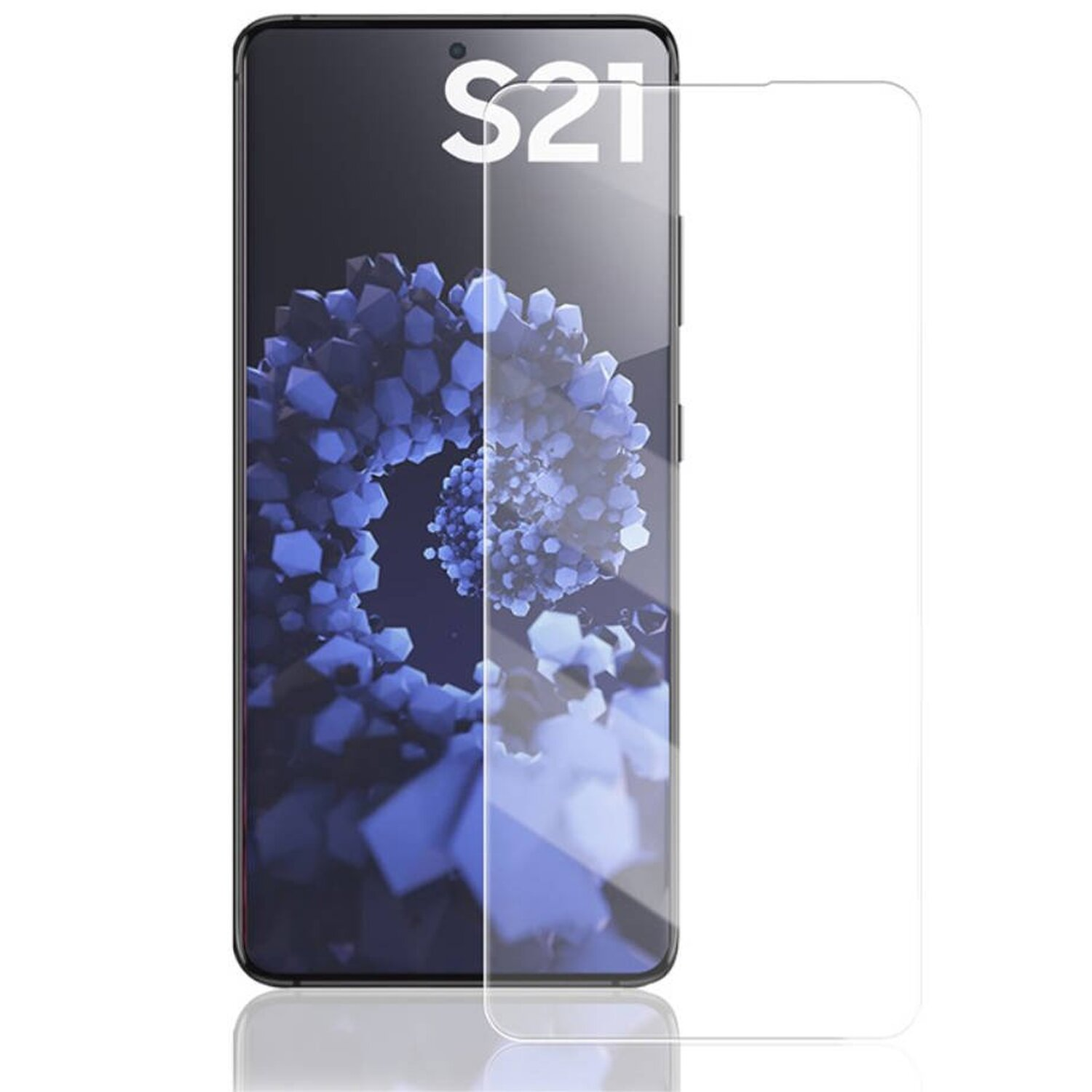 Displayschutz(für S21+) Samsung 9H Galaxy Schutzglas COFI