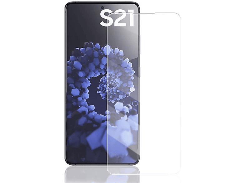 Displayschutz(für S21) 9H Galaxy Schutzglas Samsung COFI