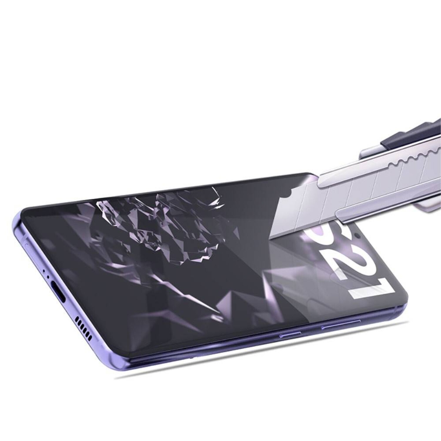 Displayschutz(für S21) 9H Galaxy Schutzglas Samsung COFI