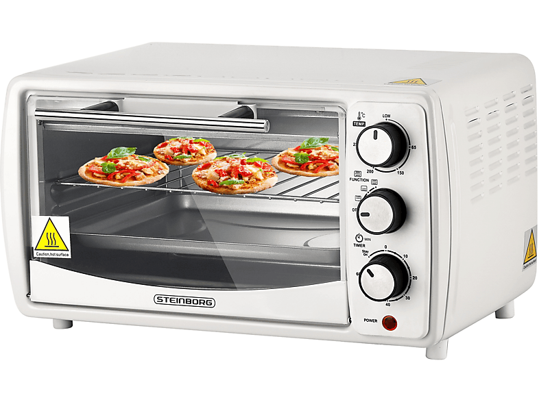 STEINBORG SB-3005 13L Ober- | / 65-230°C Unterhitze Backofen Mini | Temperaturregler