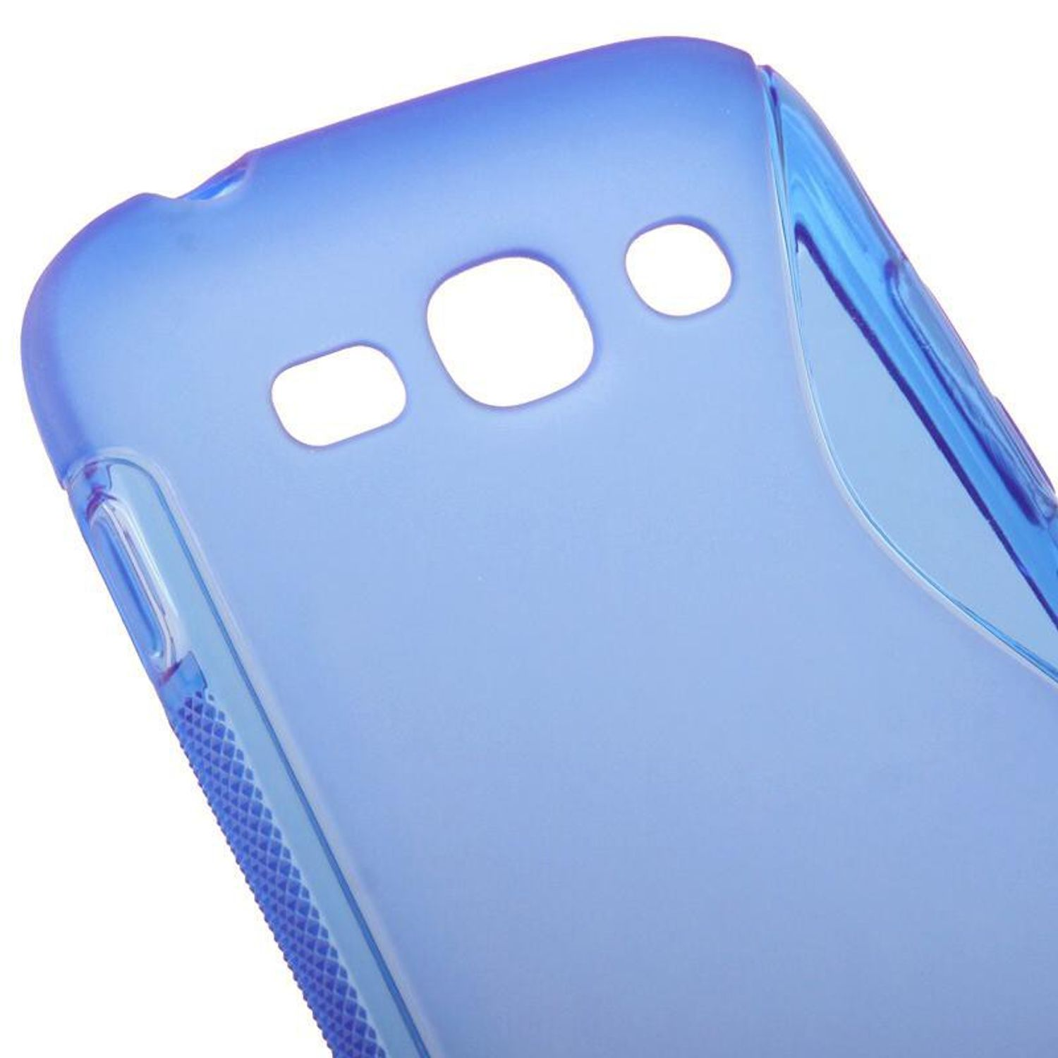 KÖNIG DESIGN Schutzhülle, Backcover, Blau Galaxy S7272, Ace 3 Samsung