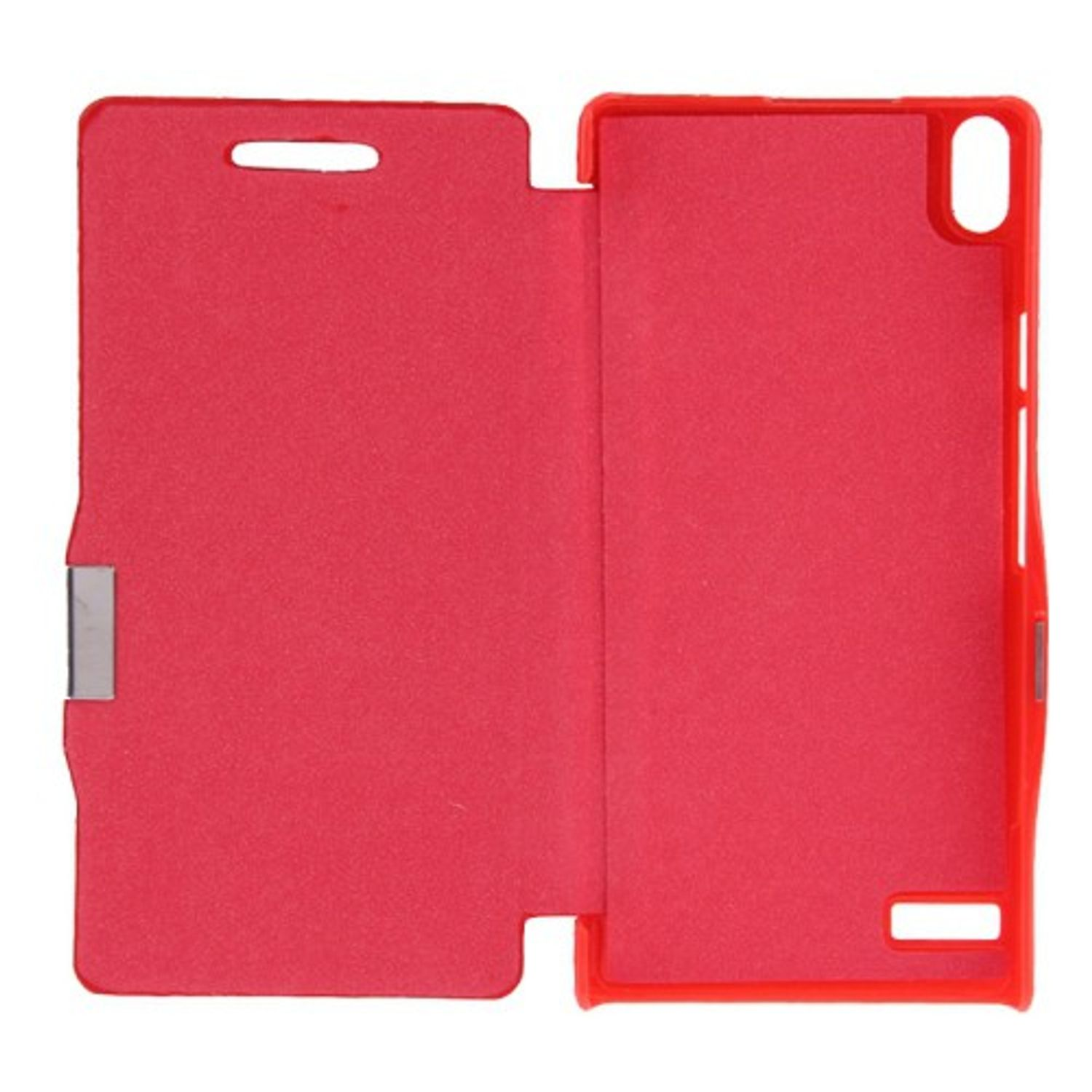 P6, Rot DESIGN KÖNIG Handyhülle, Huawei, Backcover, Ascend