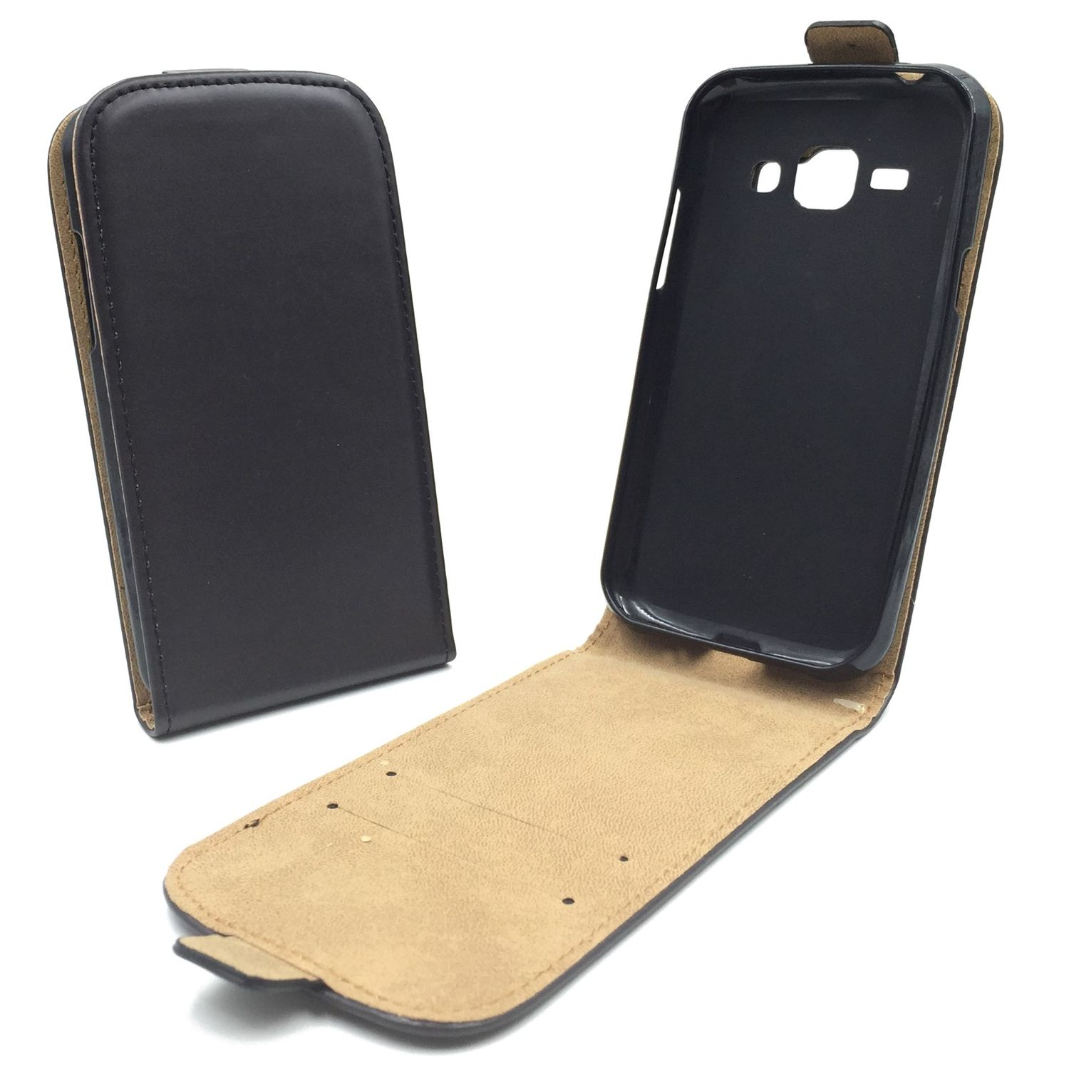 KÖNIG DESIGN Schutzhülle, Galaxy Samsung, J1 Schwarz Backcover, (2015)