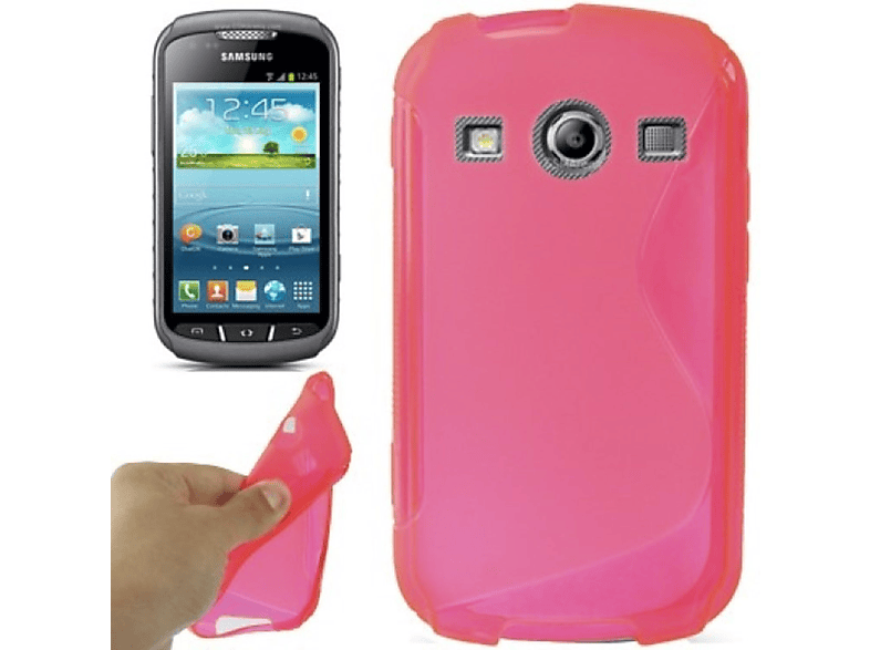 Samsung, KÖNIG Schutzhülle, S7710, Xcover2 Rosa Backcover, DESIGN