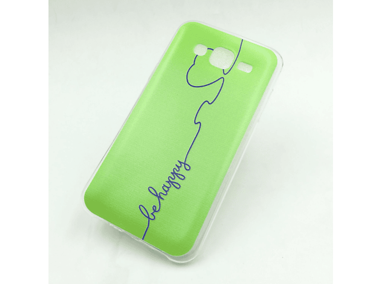 KÖNIG DESIGN Schutzhülle, (2015), Grün J5 Galaxy Samsung, Backcover