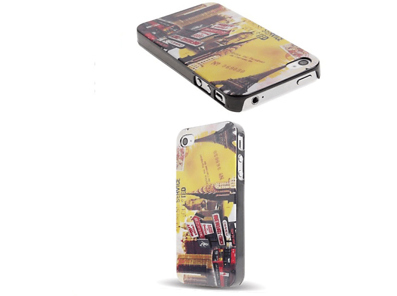 KÖNIG DESIGN Handyhülle, Backcover, Apple, / iPhone Mehrfarbig 4s, 4