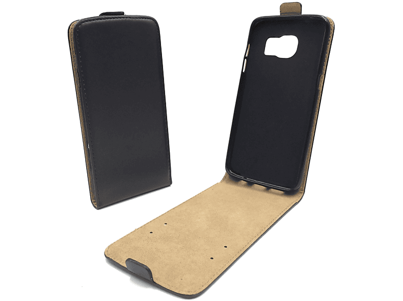 KÖNIG DESIGN Schutzhülle, Backcover, Samsung, Galaxy S7 Edge, Schwarz