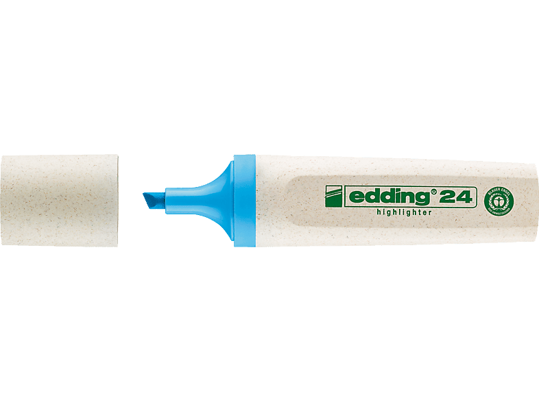 EDDING 2-5mm Highlighter Textmarker, EcoLine Textmarker 24 hellblau