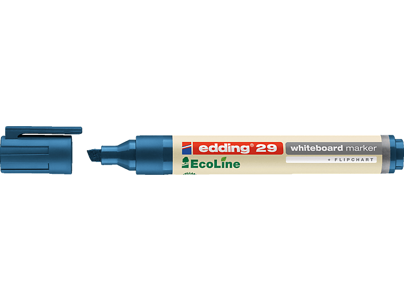 EDDING Boardmarker 29 EcoLine 1-5mm Keilspitze Whiteboardmarker, blau | Stifte & Schreibgeräte