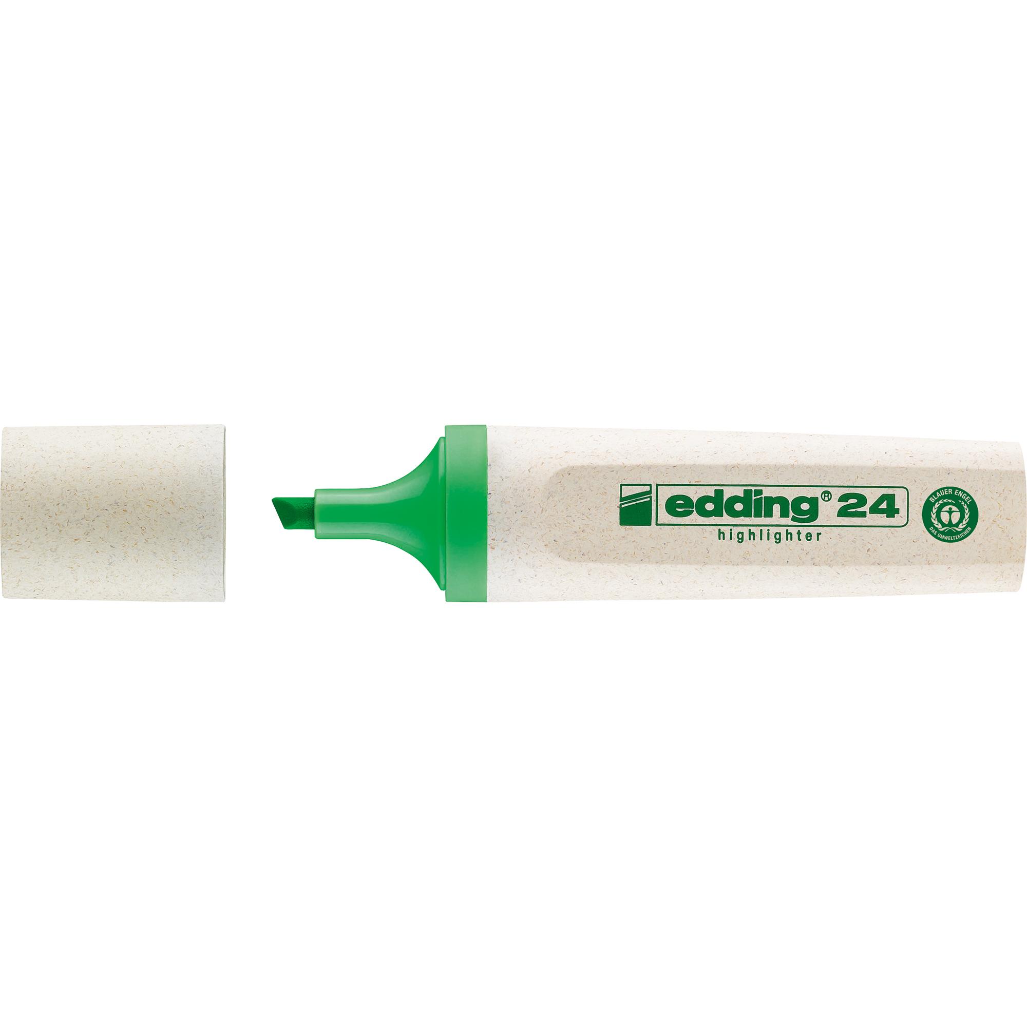 hellgrün 24 Textmarker, Textmarker 2-5mm Highlighter EcoLine EDDING