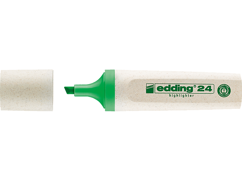 2-5mm hellgrün EDDING Textmarker, EcoLine 24 Highlighter Textmarker