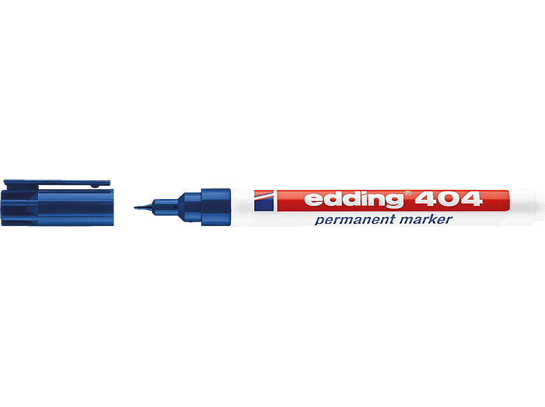 EDDING Permanentmarker 404 0,75mm Rundspitze Permanentmarker, blau