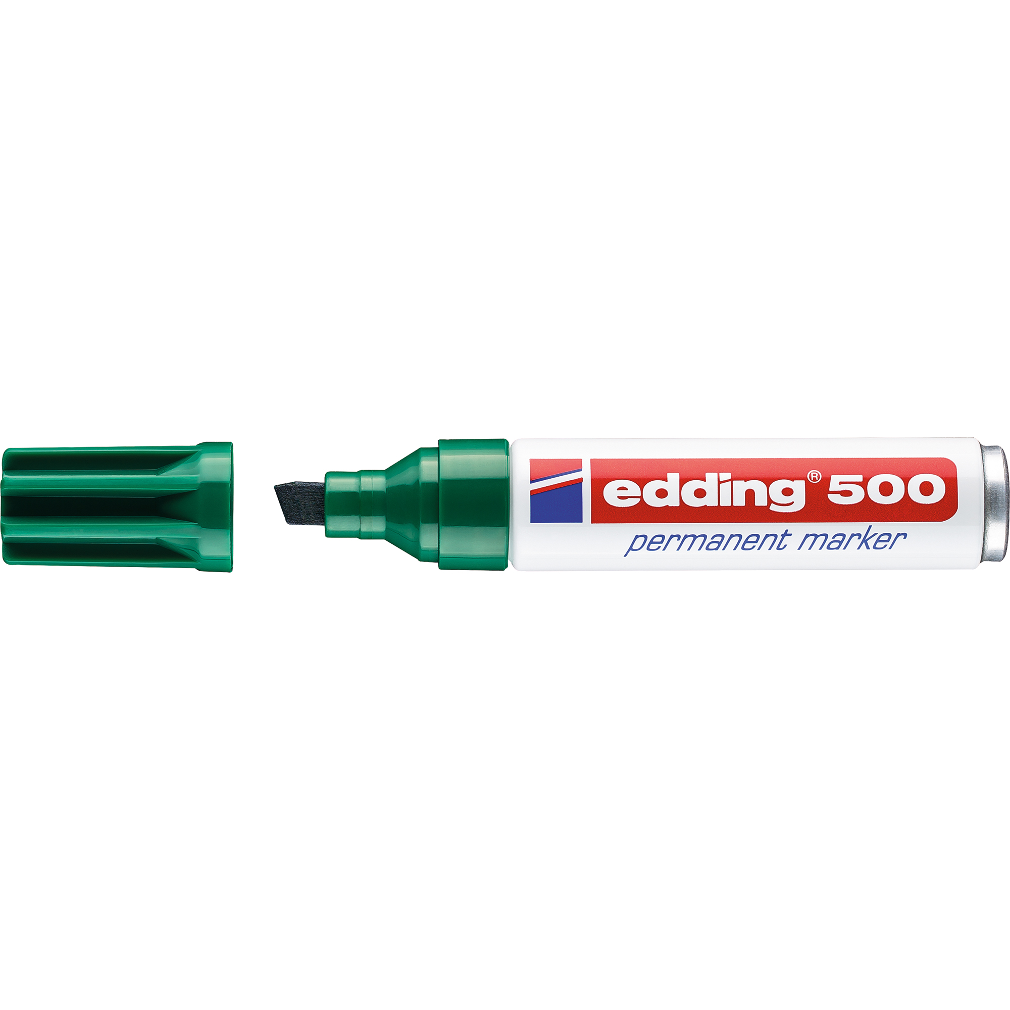EDDING Permanentmarker 500 2-7mm nachfüllbar grün Permanentmarker, Keilspitze