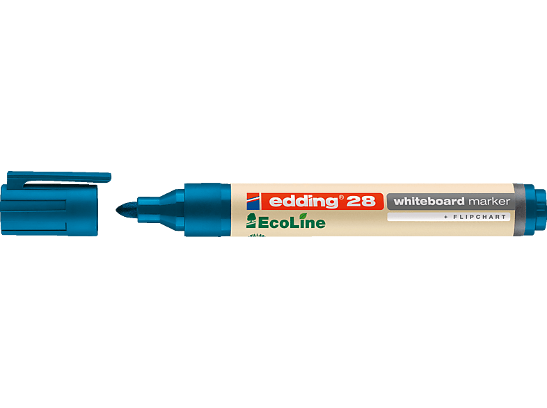 EDDING Boardmarker 28 EcoLine 1,5-3mm Rundspitze Whiteboardmarker, blau | Stifte & Schreibgeräte