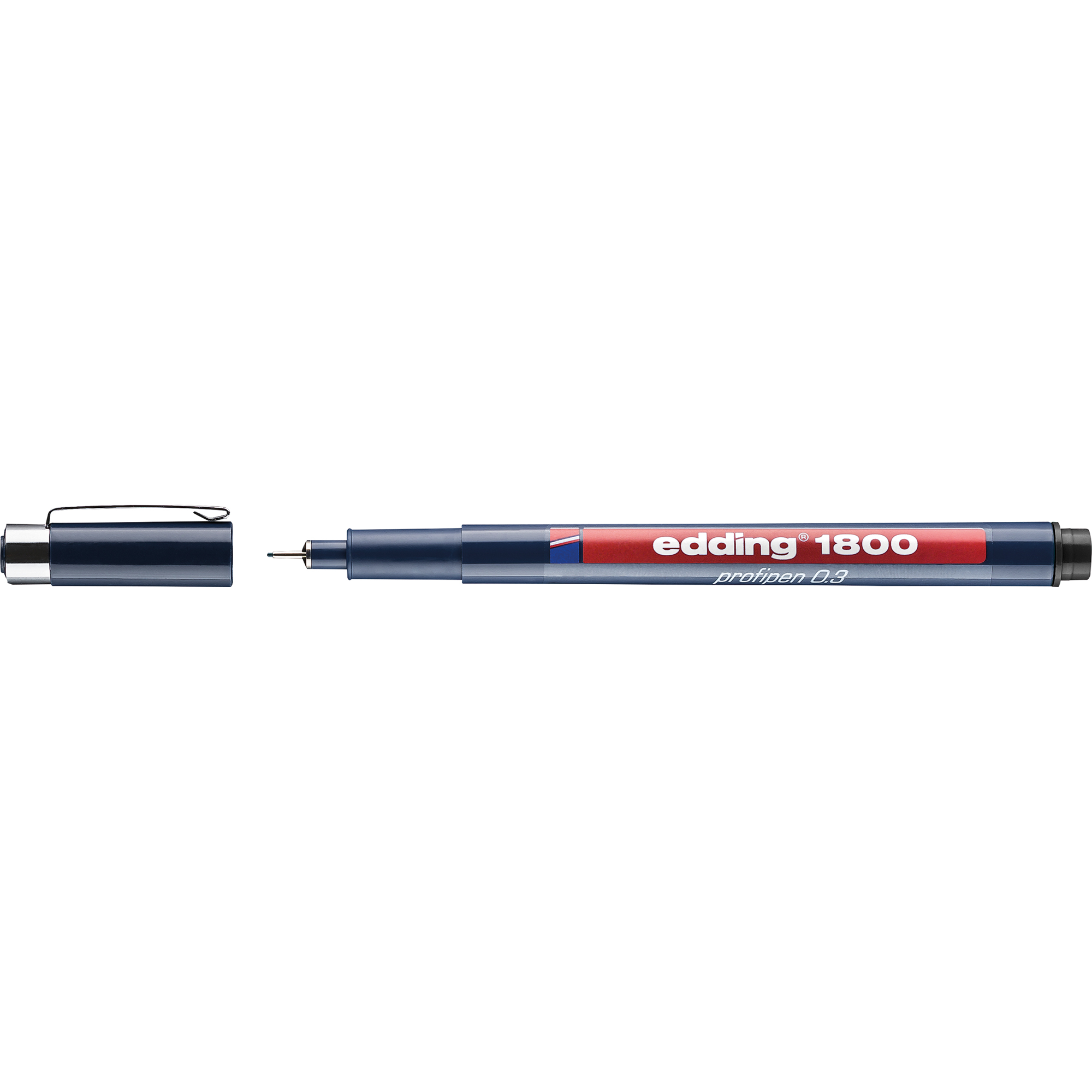 Edding 1800 Profipen Fineliner - Präzisions-Stift Mit 0,1 Mm Für Saubere Linien