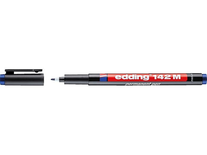EDDING Folienschreiber 142 permanent blau 1mm M Folienstift