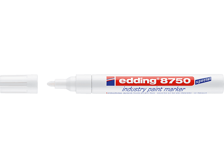 weiß Paintmarker 875 Lackmarker, EDDING