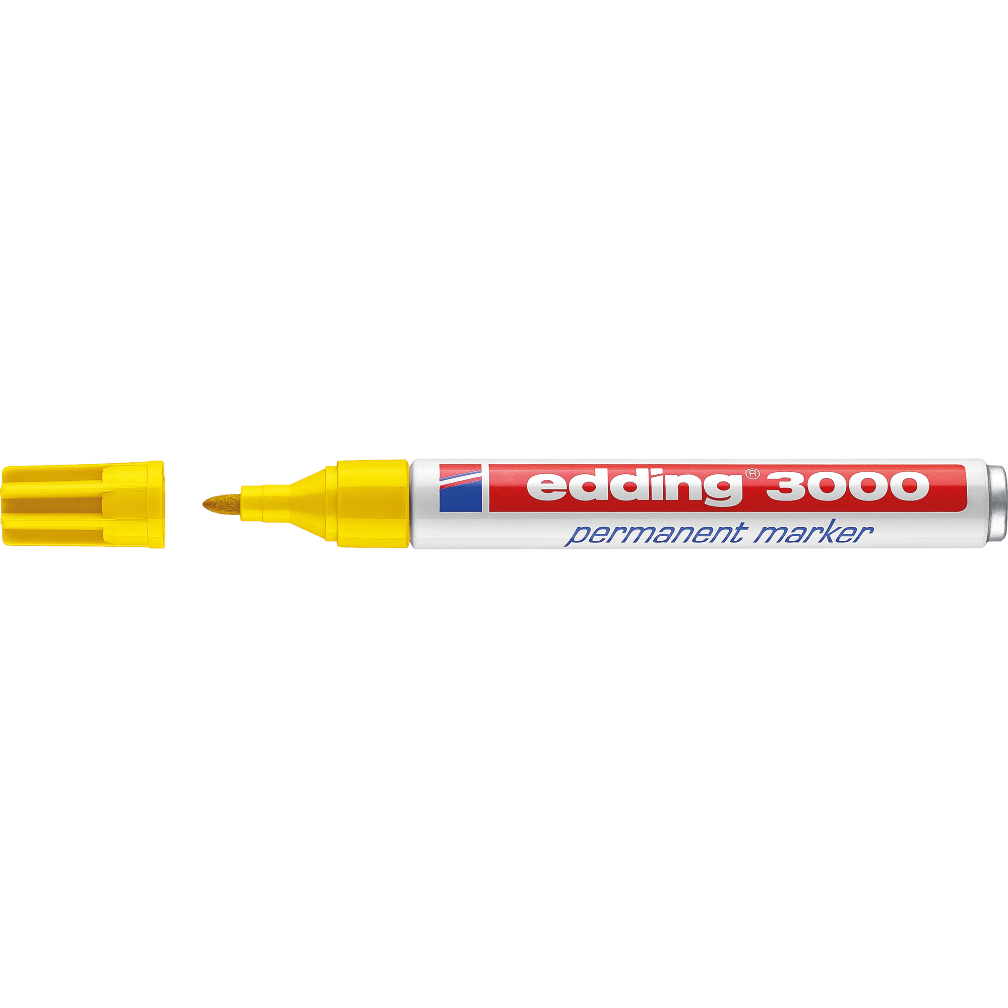 Rundspitze gelb Permanentmarker, Permanentmarker 3000 EDDING 1,5-3mm