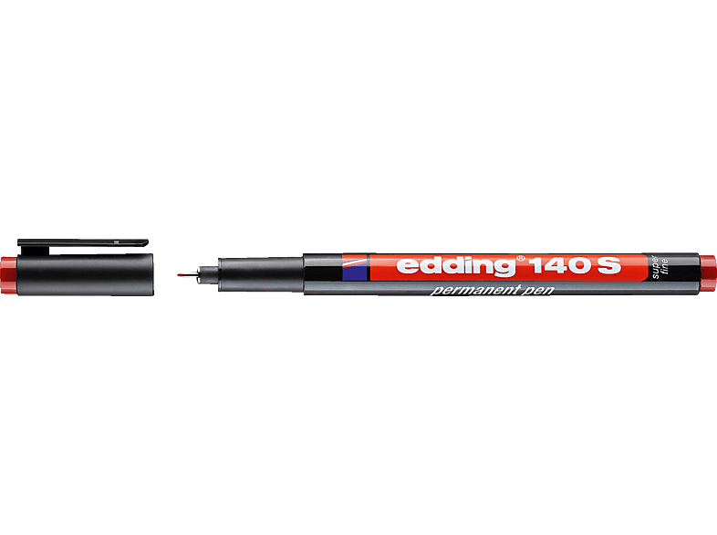 EDDING 140 Folienschreiber S rot 0,3mm Folienstift, permanent