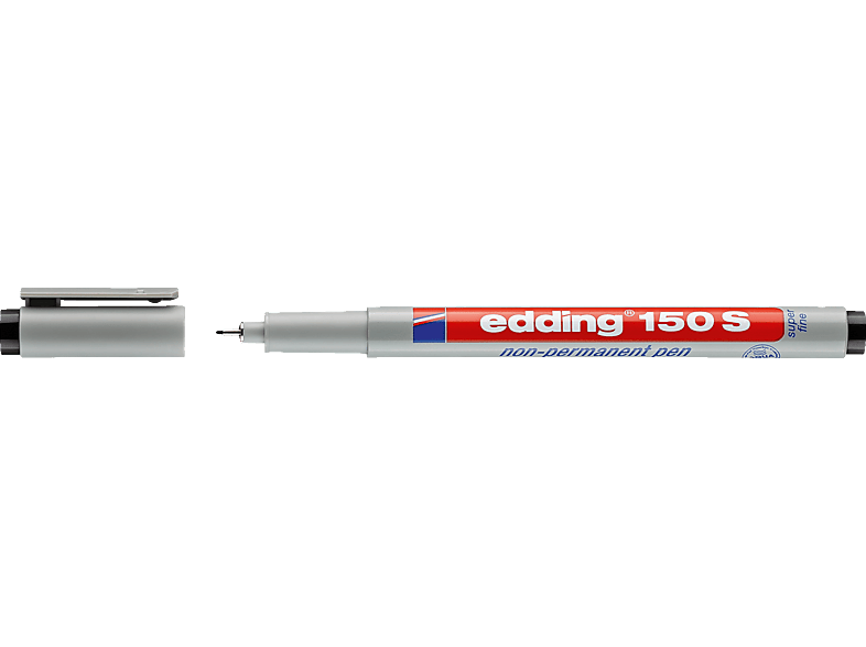 non-permanent S EDDING schwarz Folienstift, Folienschreiber 150