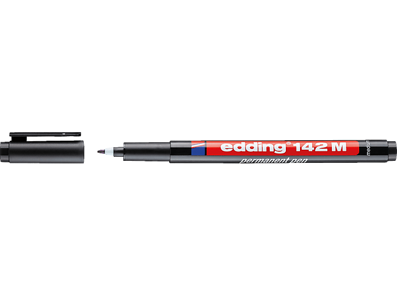 Folienstift, schwarz M 1mm EDDING Folienschreiber 142 permanent
