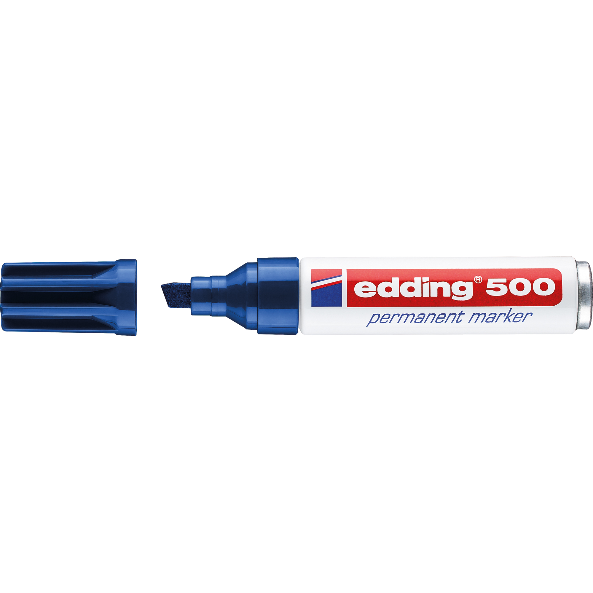 500 2-7mm blau EDDING Keilspitze Permanentmarker nachfüllbar Permanentmarker,