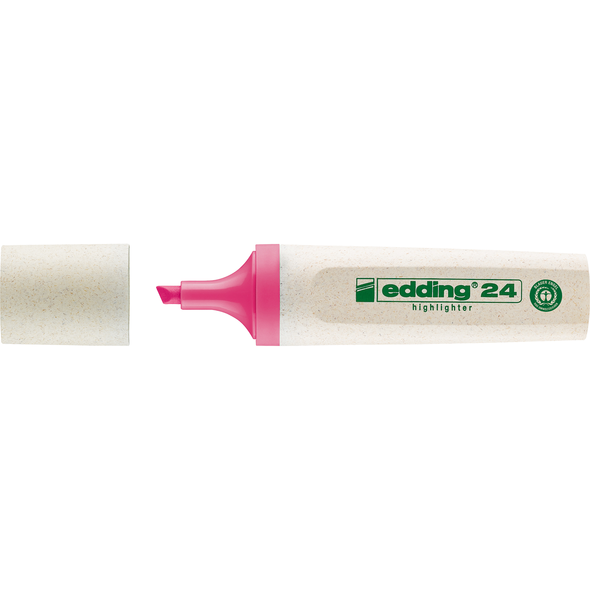 Highlighter Textmarker, 24 EcoLine EDDING rosa 2-5mm Textmarker