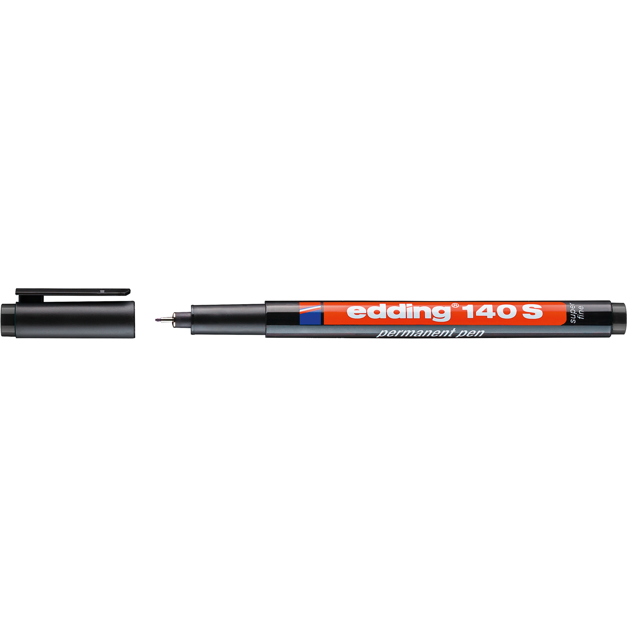 EDDING Folienschreiber 140 S Folienstift, schwarz 0,3mm permanent