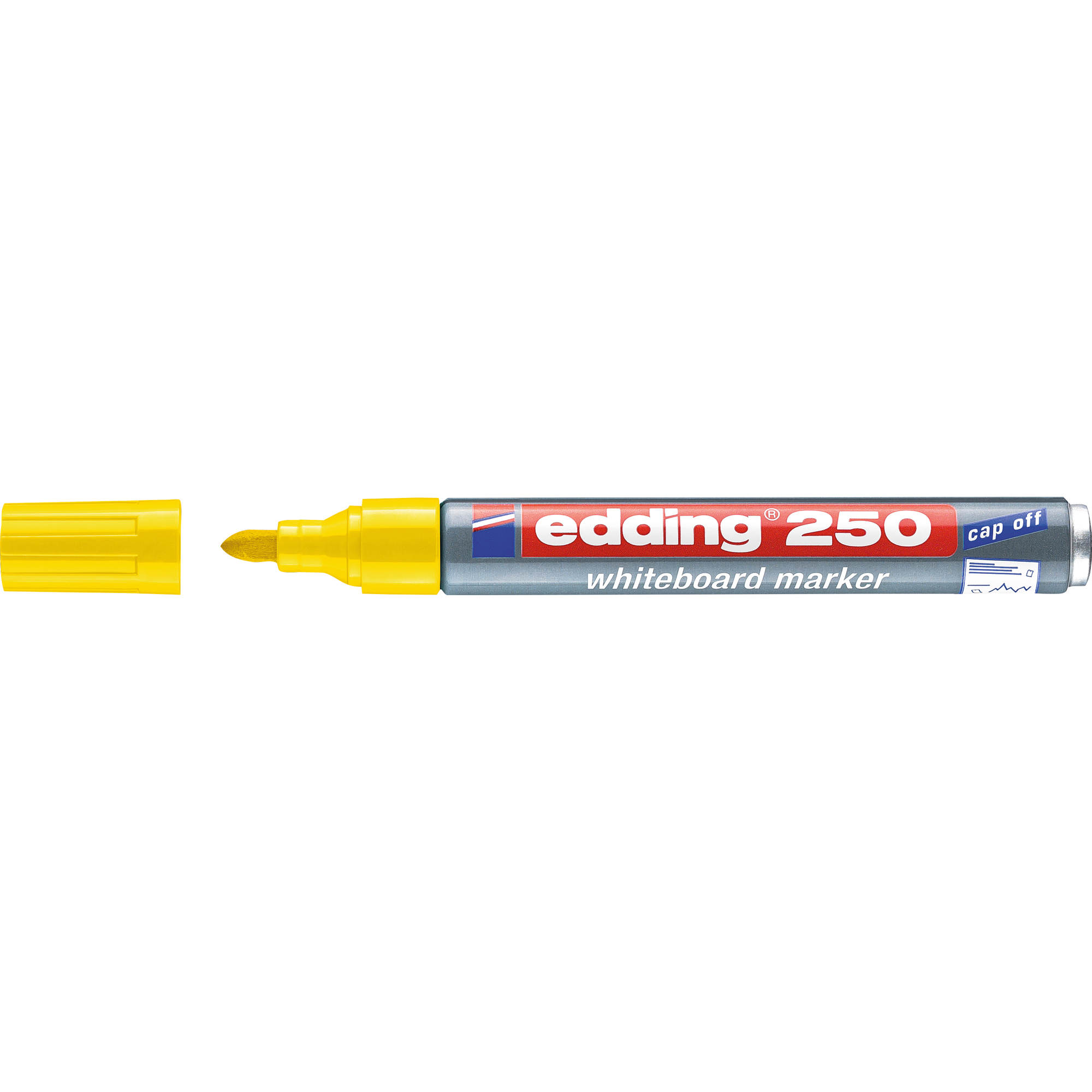 Edding 360 Pennarello Cancellabile A Secco Punta Proiettile 1.5-3mm Nero - Confezione Da 1 Pezzo, Inodore, Per Lavagne E Vetro