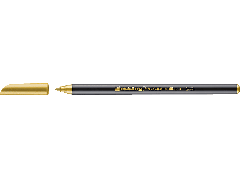 1200 EDDING gold Fasermaler 1-3mm metallic colourpen metallic Fasermaler,