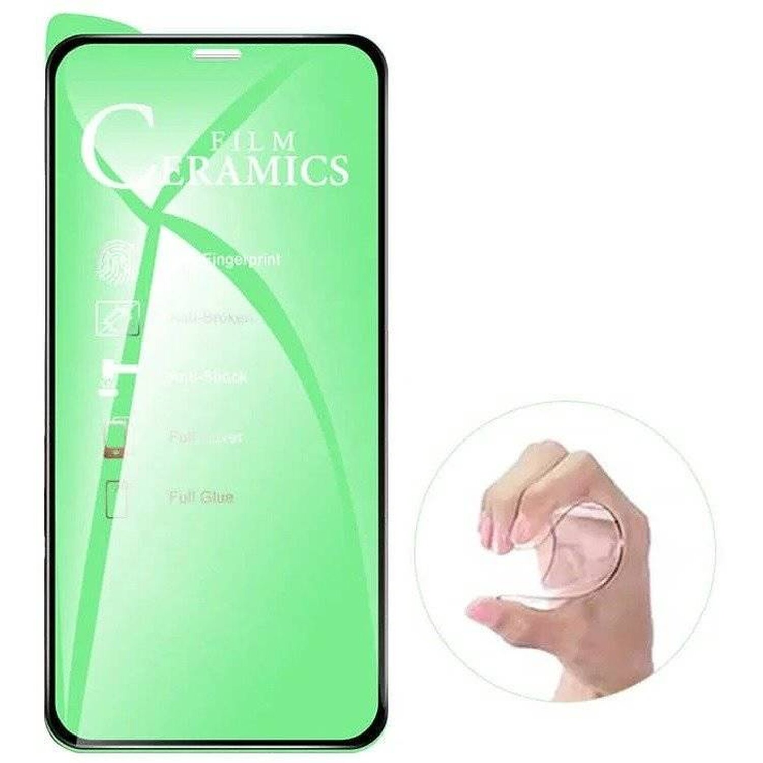 Displayschutz(für 9D COFI Samsung Galaxy S21) Schutzglas