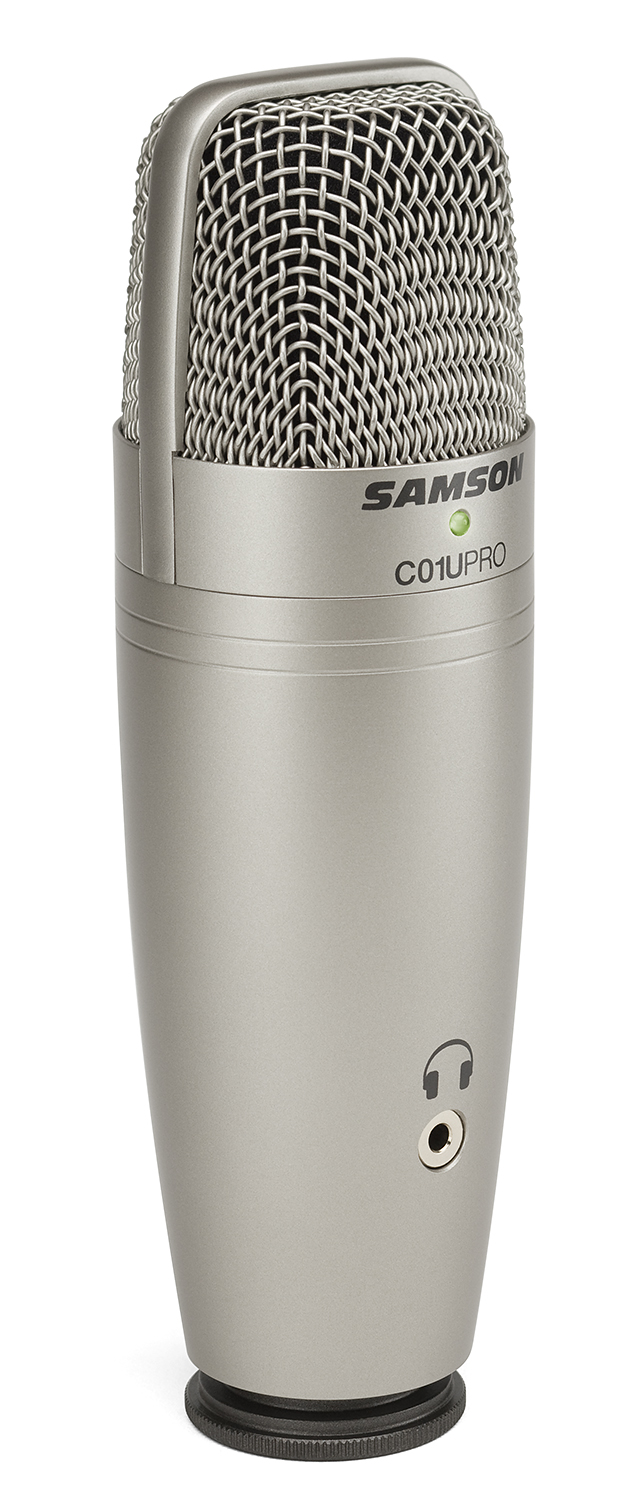 C01U SAMSON Silber Pro USB Mikrofon,