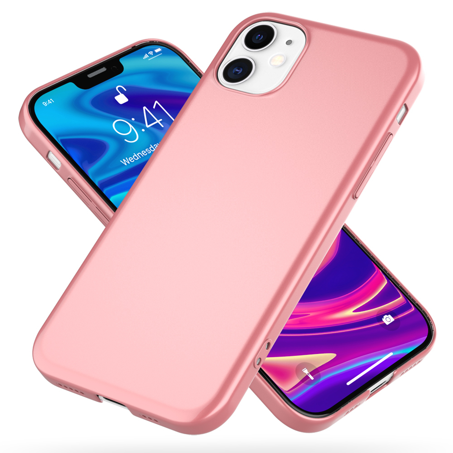 NALIA 0,5mm Ultra Dünnes iPhone Nicht Mattes Backcover, verfügbar Hardcase, 12 iPhone 12 Pro, Apple