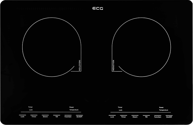 ECG IV 2920 | | – °C 60 breit, 2 Induktion Induktionskocher Kochfelder) Slim (560 °C mm Temperatur | LED-Display Großes 240 