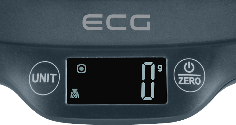 ECG KV 1120 SM | Tragfähigkeit Volumen | | 5 | L (Max. Küchenwaage Tragkraft: Kunststoffschüssel 5kg 1.2 Abnehmbare Standwaage) kg
