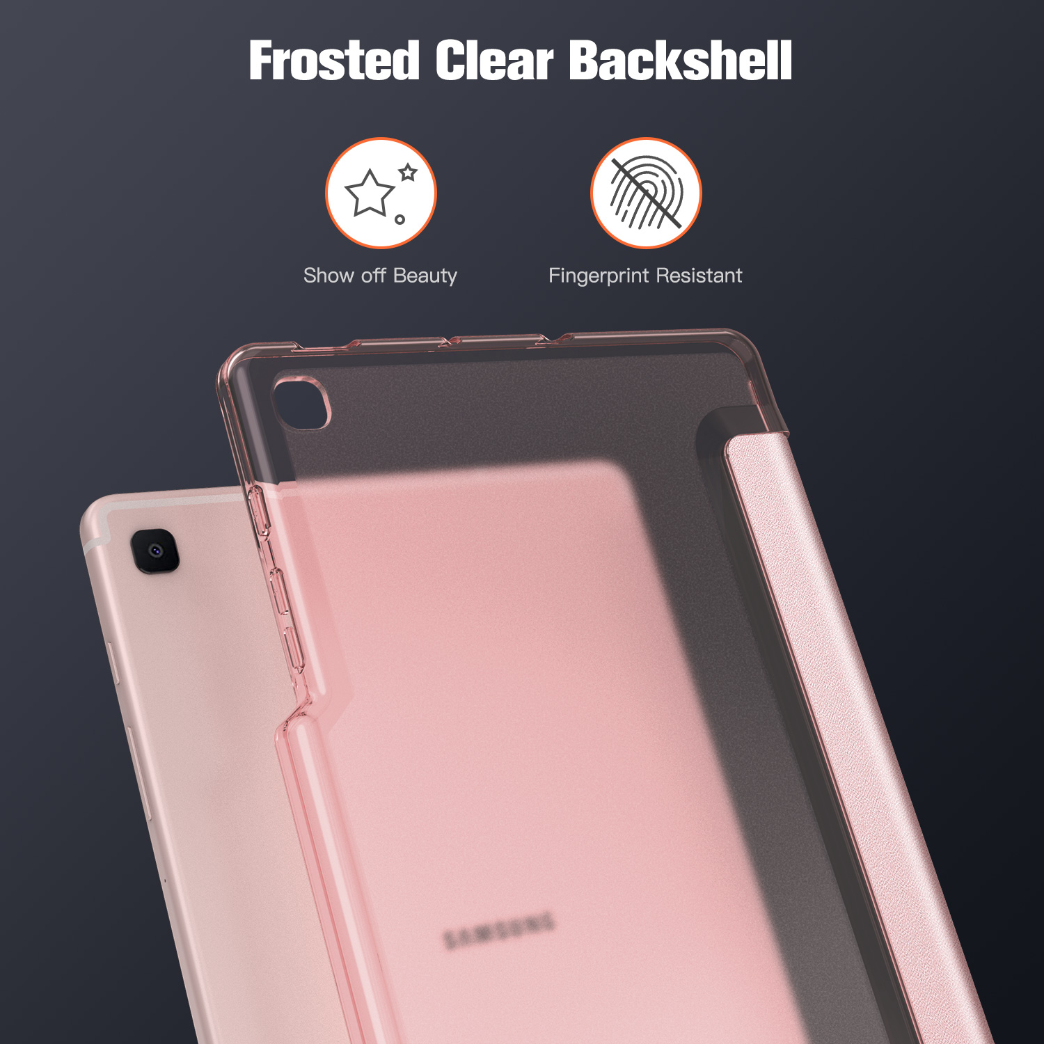 Stilo Yctze Per Samsung Tab S6 Lite (SM P610, SM P615) - Penna Intelligente Rosa Con 5 Punte Di Ricambio - Alta Sensibilità E Precisione - 2
