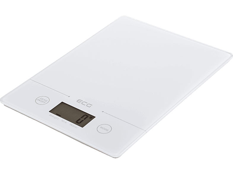ECG KV 117 SLIM weiss Küchenwaage