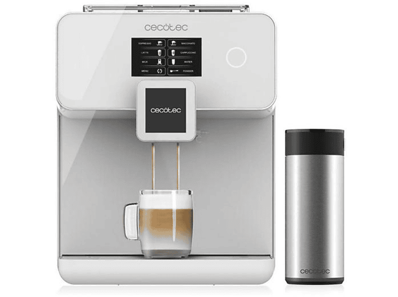 Power Weiß 8000 CECOTEC Kaffeemaschine Touch Matic-ccino