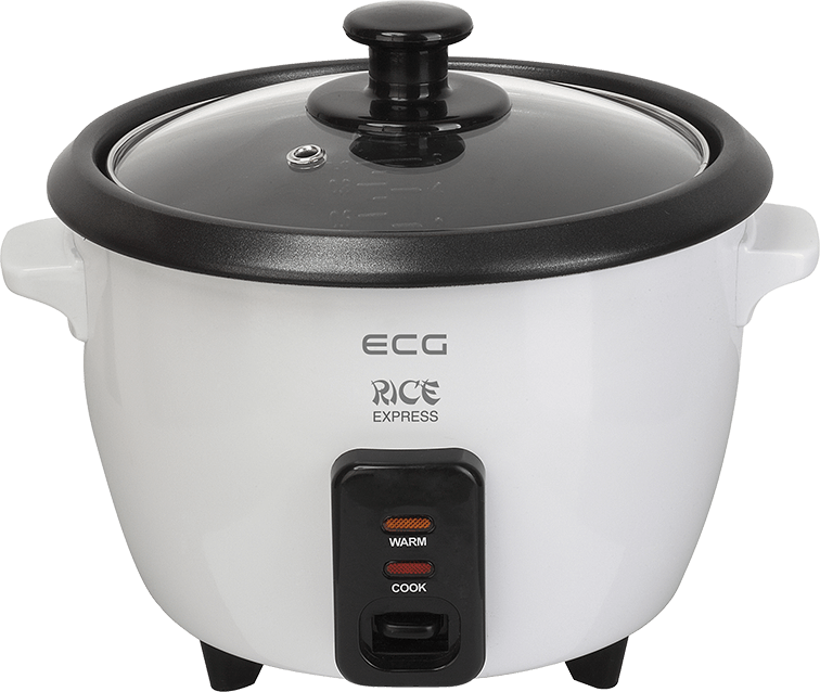 ECG RZ | / Weiß) (300 | antihaftbeschichteter g 060 Reissorten alle 0,6l | Kochbehälter Kapazität | Watt, Reis Reiskocher 450
